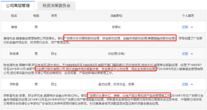 蜂巢基金高管团队银行背景_农银汇理基金管理有限公司董事长_公募基金总经理变更频繁