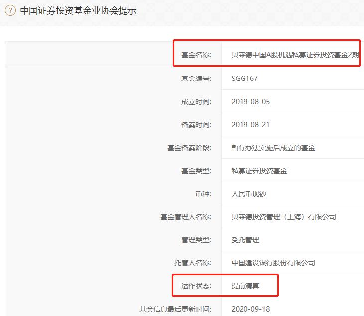 贝莱德中国公募牌照_贝莱德投资清盘私募基金_私募基金清算时间要多久