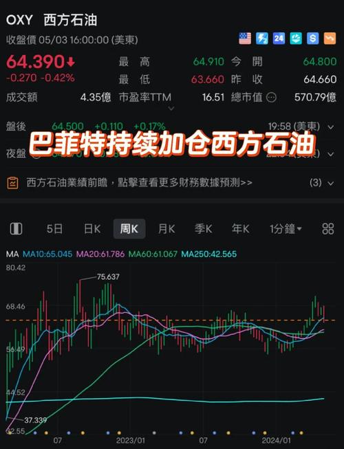 西方石油股价走势分析_巴菲特说买什么股票基金_巴菲特增持西方石油